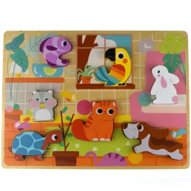 tooky-toy-drewniane-puzzle-montessori-zwierzatka-dom-dopasuj-ksztalty