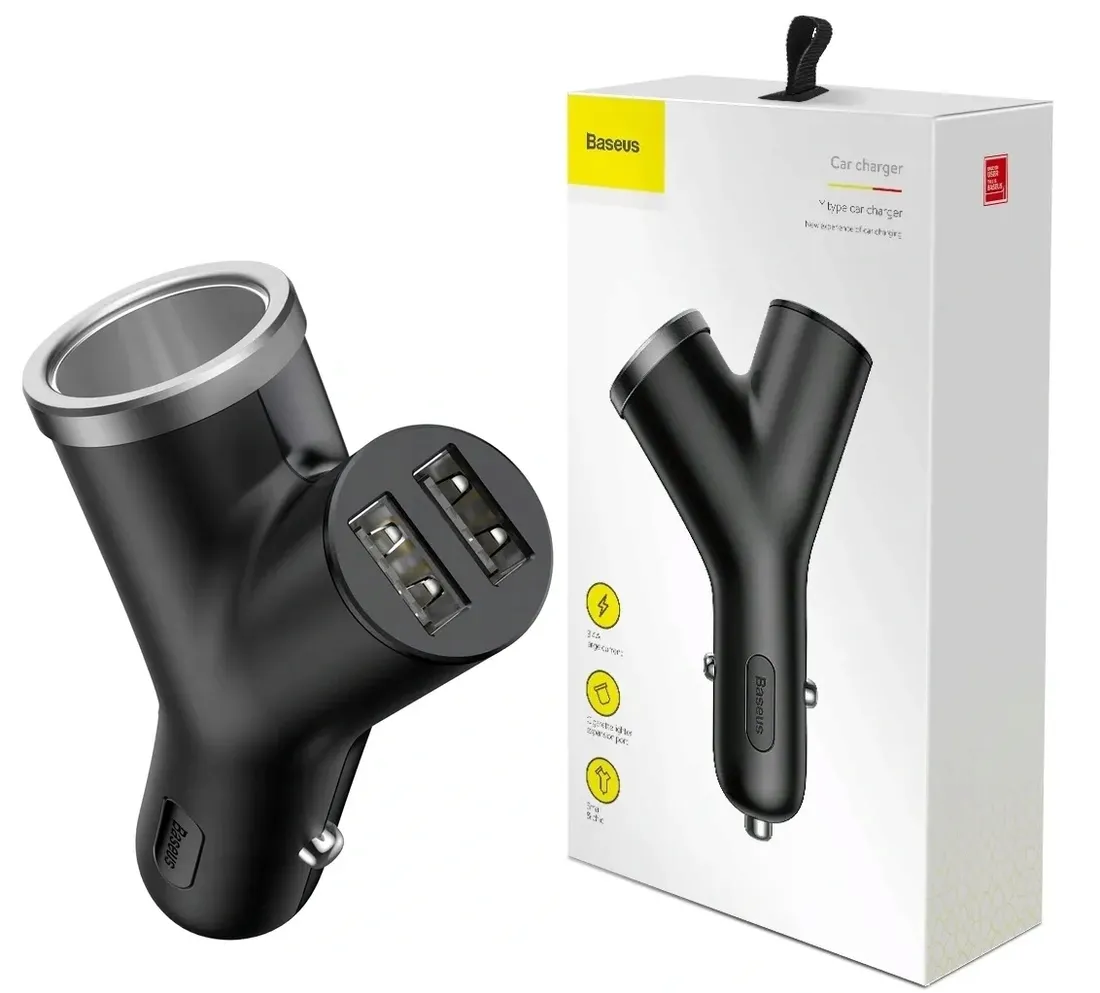 baseus-ladowarka-samochodowa-zapalniczka-2xusb-40w-stan-nowy