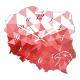 zegar-scienny-modern-patrio-red