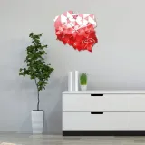 zegar-scienny-modern-patrio-red