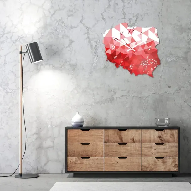 zegar-scienny-modern-patrio-red
