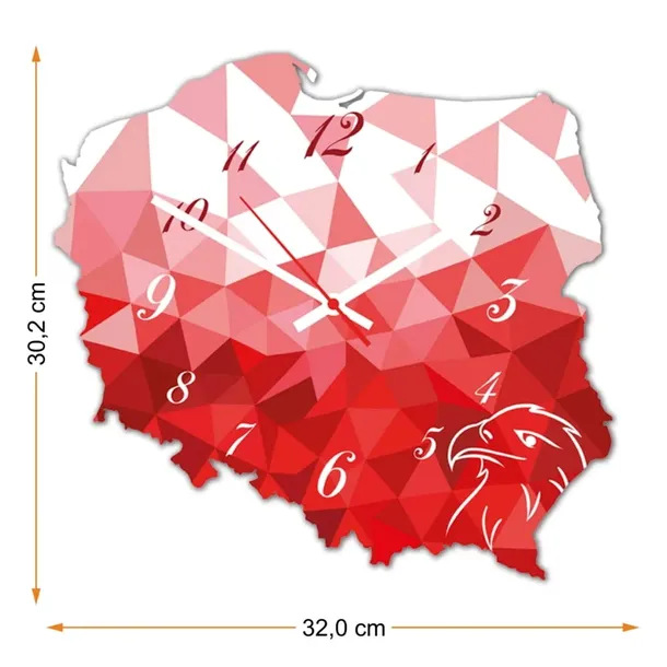 zegar-scienny-modern-patrio-red