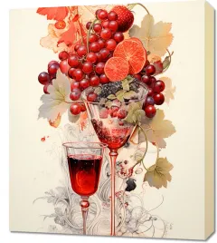 obraz-60x70cm-krwisty-owocowy-koktajl
