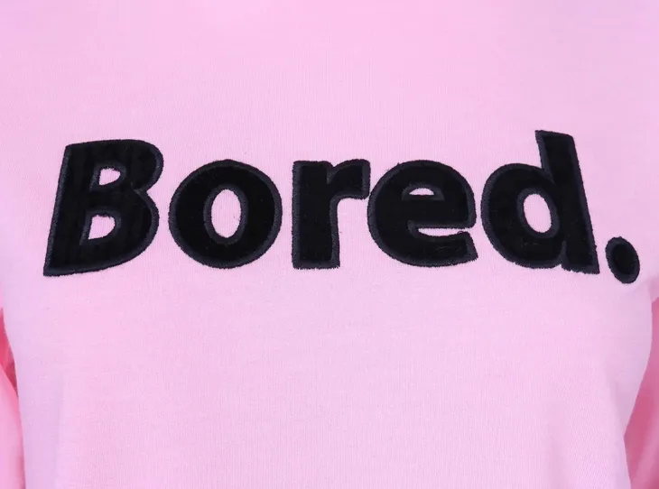 pudroworozowa-bluza-bored-stan-nowy