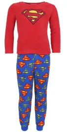 czerwono-niebieska-pizama-superman