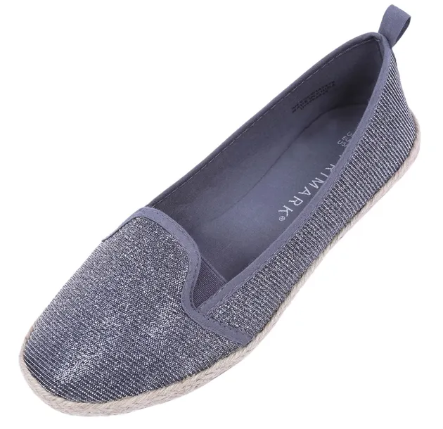 szare-blyszczace-espadryle-nosek-okragly