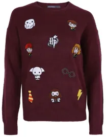 burgundowy-sweter-harry-potter