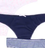 5x-granatowo-pastelowe-stringi-primark-stan-nowy