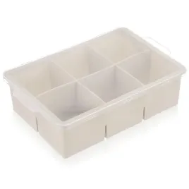 forma-do-kostek-lodu-orion-xxl-z-pokrywka-silikonowa-bezowa-6-szt