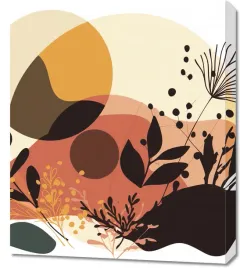 obraz-60x70cm-zachod-slonca-w-ogrodku