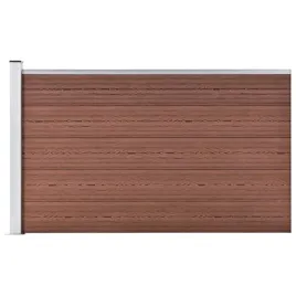 ogrodzenie-ogrodowe-wpc-175x105-cm-brazowe