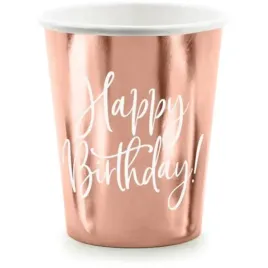 kubeczki-happy-birthday-rozowe-zloto-partydeco-260-ml-6-szt
