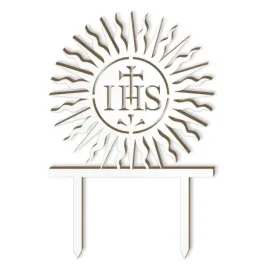 topper-laminowany-pierwsza-komunia-sw-hostia-bialy-15-cm