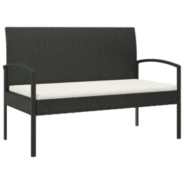 lawka-ogrodowa-czarna-z-kremowa-poduszka-105-x-58-x-74-cm
