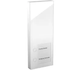 stylowy-domofon-dect-natynkowy-dzwonek-bialy-smart-home-2-rodzinny-szklo