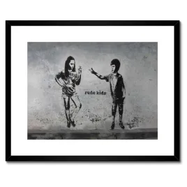 plakaty-w-ramie-50x40-banksy-rude-kids-graffiti