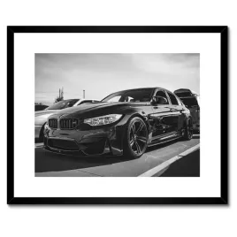 plakaty-w-ramie-50x40-bmw-m3-auto-samochod-bw