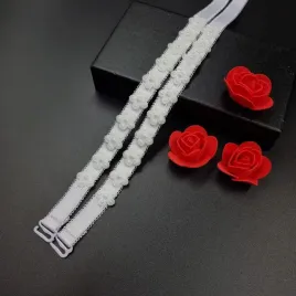 ozdobne-ramiaczka-do-biustonosza-hand-made-biale-kwiatki-stokrotka