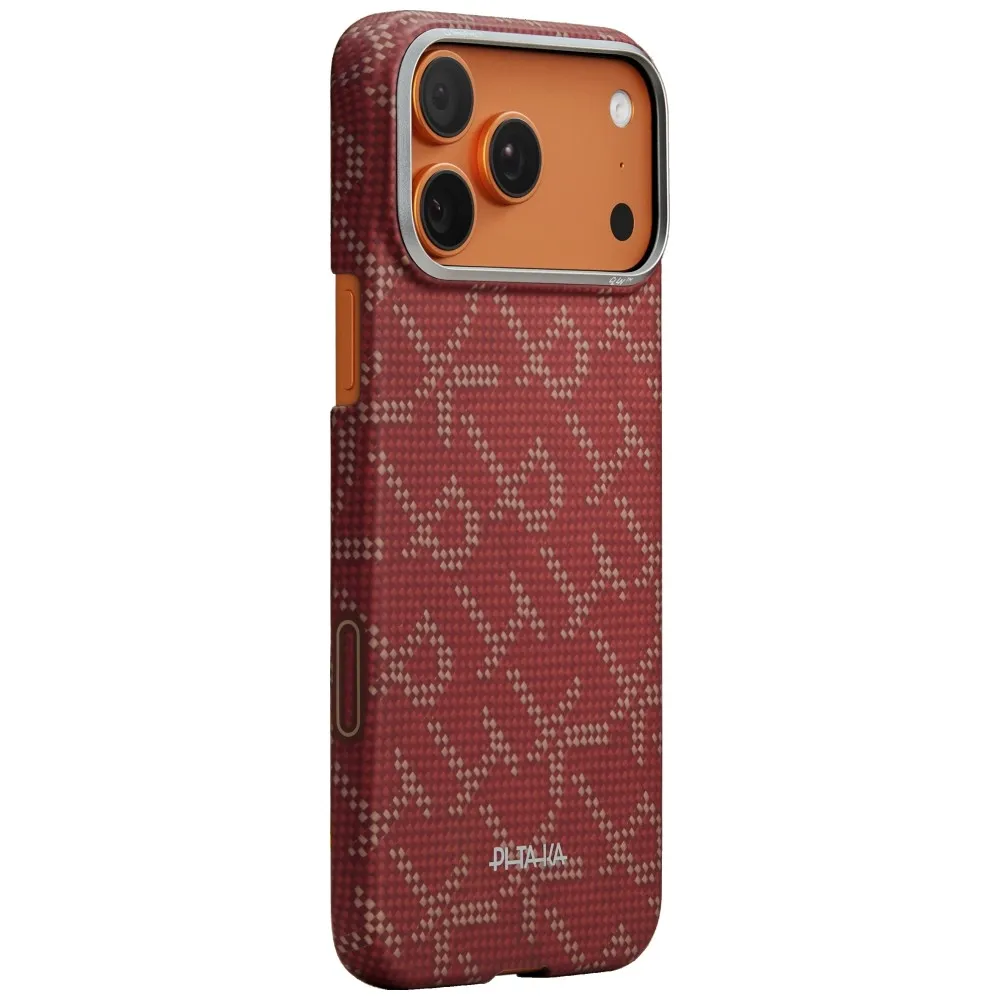 etui-pitaka-monogram-gold-red-ultra-slim-do-iphone-17-pro