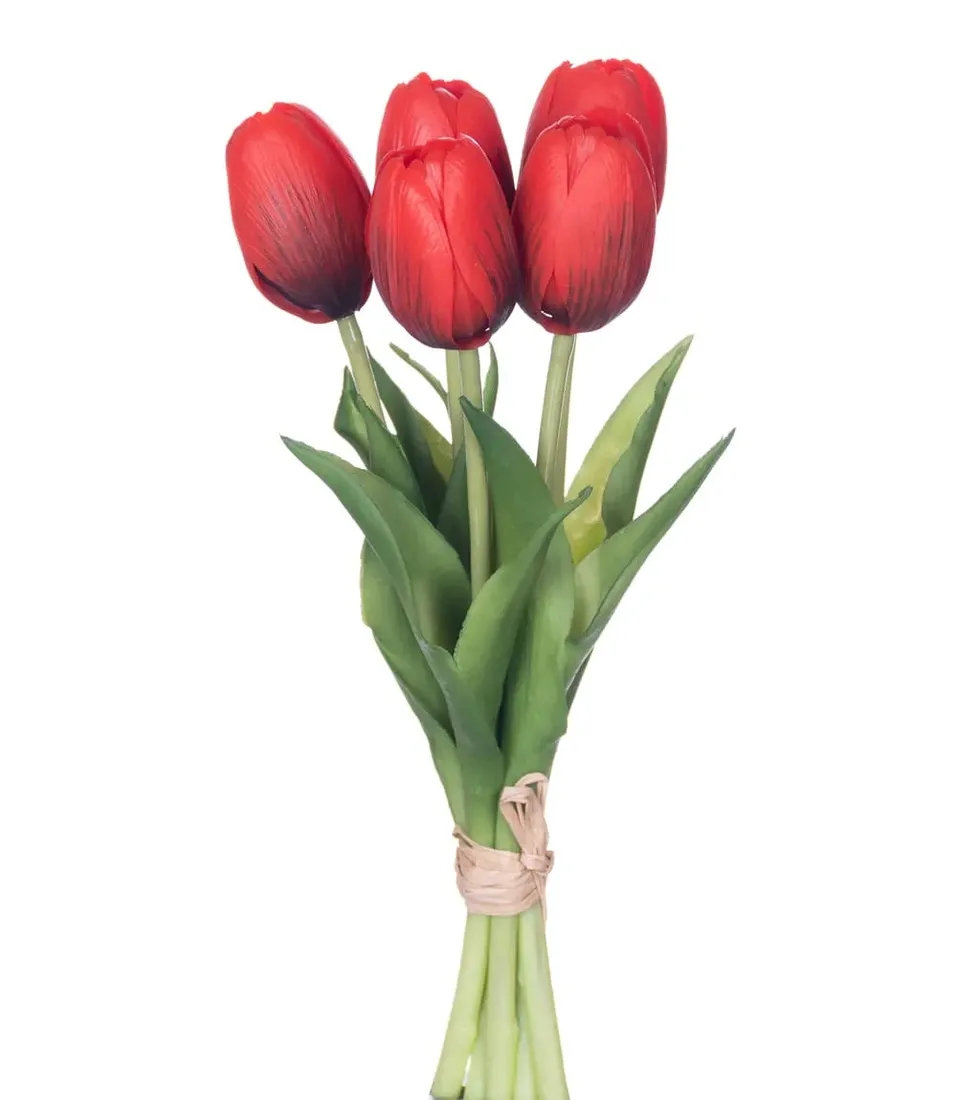 tulipany-czerwone-bukiet-silikon