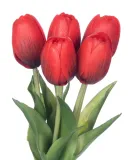 sztuczne-kwiaty-tulipany-bukiet-kwiatow-czerwone-silikon-stan-opakowania-oryginalne