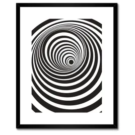 plakaty-w-ramie-40x50-tunel-efekt-3d-paski