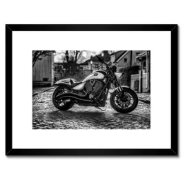 plakaty-w-ramie-40x30-czarnobiale-zdjecie-motor