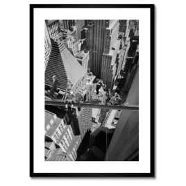 plakaty-w-ramie-50x70-robotnicy-na-belce-ny-us
