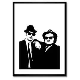 plakaty-w-ramie-50x70-blues-brothers-postacie