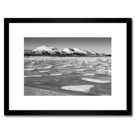 plakaty-w-ramie-40x30-zima-norwegia-jezioro