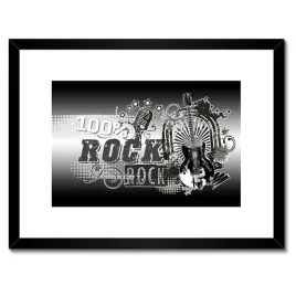 plakaty-w-ramie-40x30-sto-procent-rock