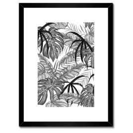 plakaty-w-ramie-30x40-monstera-zielony-lisc