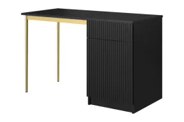 stylowe-biurko-z-ryflowaniami-nicole-gold-120-czarne-zloty-stelaz