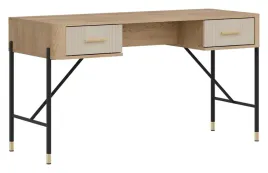 biurko-dante-dt23-korpus-dab-cremona-torro-fronty-kaszmir-zlote-uchwyty