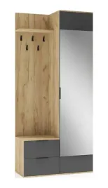 zestaw-mebli-do-przedpokoju-garderoba-coral-halmar-dab-zloty-antracyt