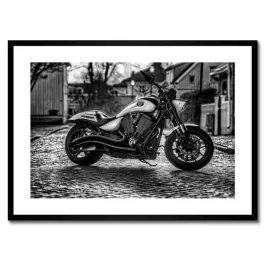 plakaty-w-ramie-70x50-czarnobiale-zdjecie-motor