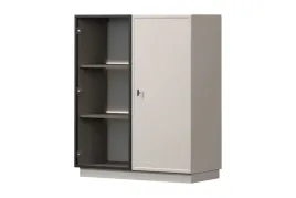 witryna-stojaca-lorini-100-na-cokole-kolor-kaszmir-uchwyt-t-bar-czarny