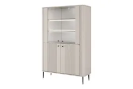 witryna-na-nozkach-z-ryflowaniami-vesper-kolor-kaszmir-ryflowania