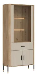 witryna-dante-dt14-fronty-kaszmir-oswietlenie-led-czarne-uchwyty