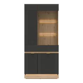 witryna-z-oswietleniem-led-milton-ml06-kolor-dab-cremona-torro-antracyt