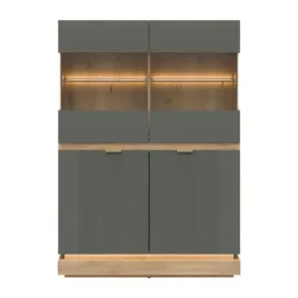 witryna-niska-z-przeszkleniem-milton-ml04-dab-cremona-torro-szary