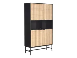 regal-w-stylu-loft-na-metalowym-stelazu-mago-r1-signal-kolor-dab-czarny