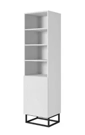 wysoki-regal-asha-50-na-metalowej-podstawie-bialy-czarny-stelaz