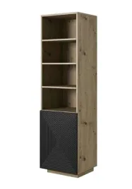 stylowy-regal-asha-50-kolor-dab-artisan-czarny-do-salonu-biura