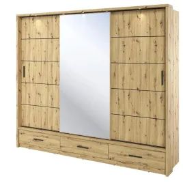 duza-szafa-trzydrzwiowa-z-lustrem-arti-ar-01-kolor-dab-artisan