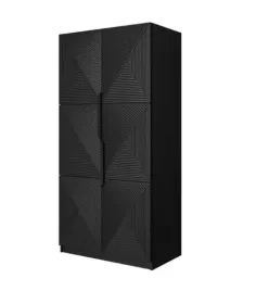 solidna-czarna-dwudrzwiowa-szafa-z-ryflowaniami-asha-100