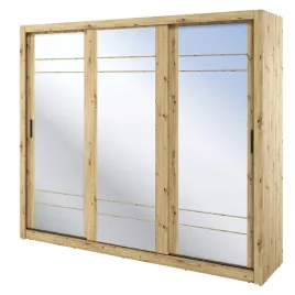 szafa-trzydrzwiowa-z-lustrem-arti-ar-02-kolor-dab-artisan-z-oswietleniem