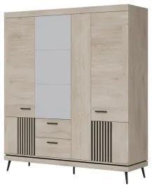 duza-szafa-mati-mi16-dab-cremona-cotta-czarny-2-dodatkowe-polki-do-szafy