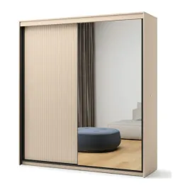 przesuwna-szafa-sypialniana-trend-ts-01-kolor-bez-piaskowy-z-ryflowaniami