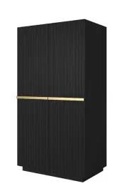 czarna-szafa-nicole-gold-100-cm-na-cokole-z-ryflowaniami